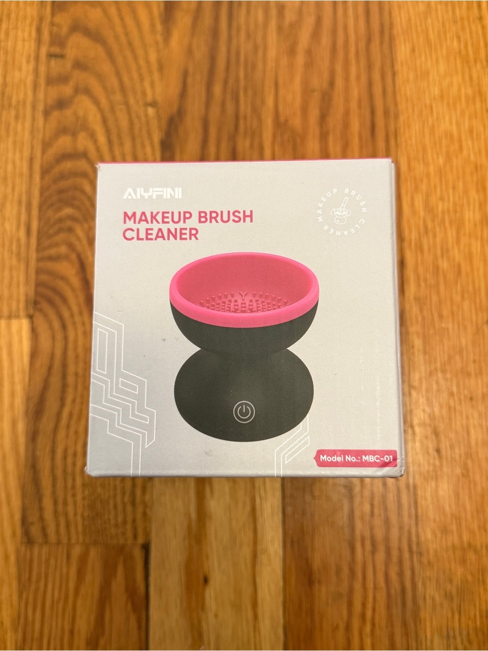 Pink & Black Makeup Brush Cleaner - Gentle Electric Cleaner